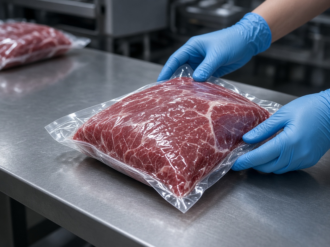Vacuum-packed primals checked before export release